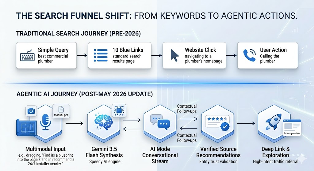 search funnel shift - crawling chameleon